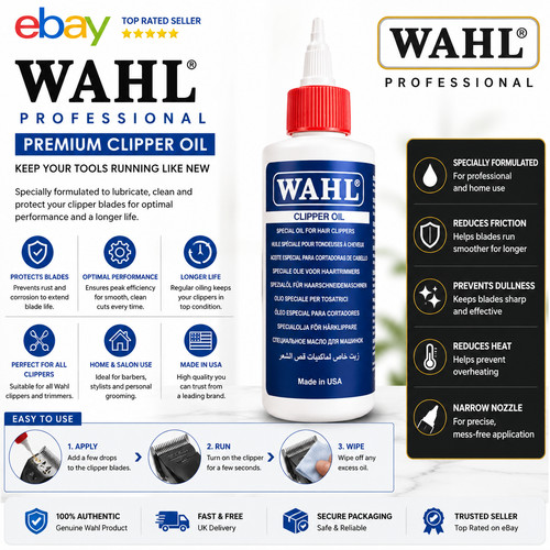 Wahl clippers oil electric - wahl,